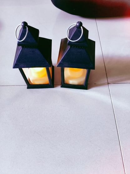 2 Pcs Hanging Decorative Lanterns